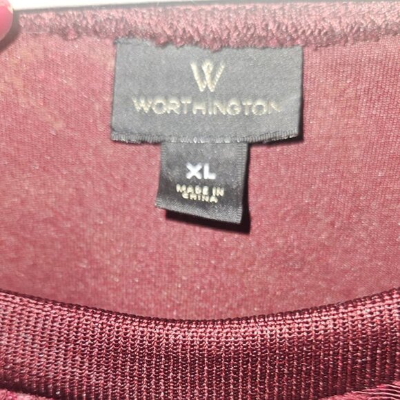 XL Worthington Lace Blouse - Picture 2 of 3